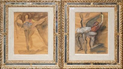 TOTH Jean, 1931-1997
Couple of dancers
two...