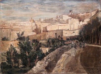 DE WAROQUIER Henry , 1881-1970
Landscape...