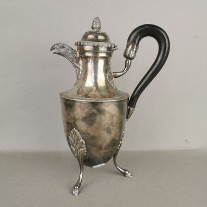 CAFETIERE in silver (950). PARIS, silversmith...