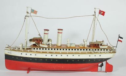 MARKLIN toy boat - Liner with two fireplaces,...