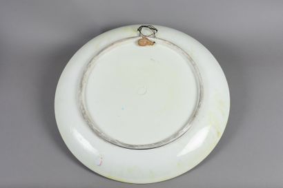 Théodore DECK (1823-1891)
Grand plat en faïence...