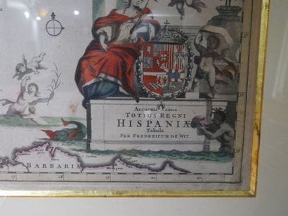 Frédérik de Wit (1629-1706)
Framed map of...