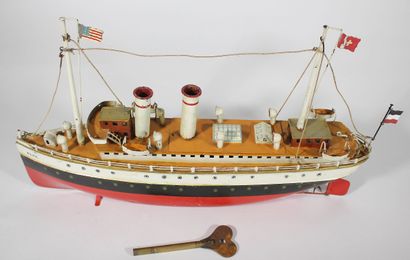 MARKLIN toy boat - Liner with two fireplaces,...