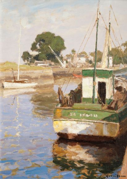 GOBAILLE Jean, 1895-1969
Fishing boat at...