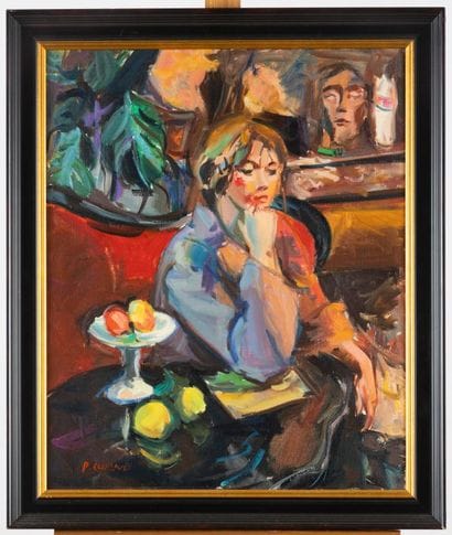 CORNU Pierre, 1895-1996
Antonine thinking
Oil...