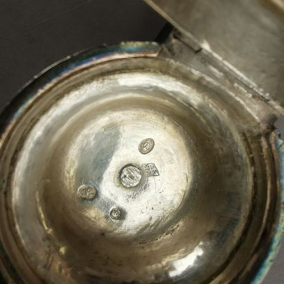 CAFETIERE in silver (950). PARIS, silversmith...