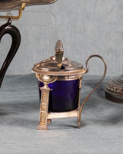 MOUTARDIER AND MOUTARDE LOUCHE in silver...