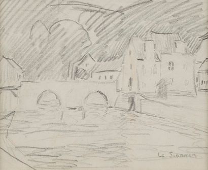 LE SIDANER Henri, 1862-1939
Dinan, the old...