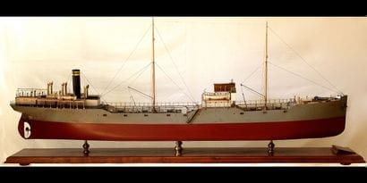 Shipyard model - Oil tanker SHAPUR 1922....