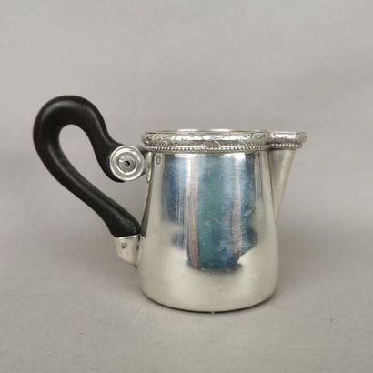 SILVER MILK POT (950). PARIS, PUIFORCAT,...