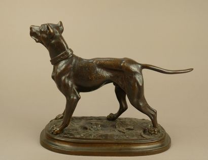 Ecole Moderne
Dogue allemand 
Bronze patiné...