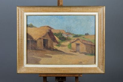 DELAHOGUE Alexis Auguste, 1867-1953
Gourbi...