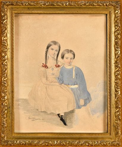 19th century French school
Portrait of a...