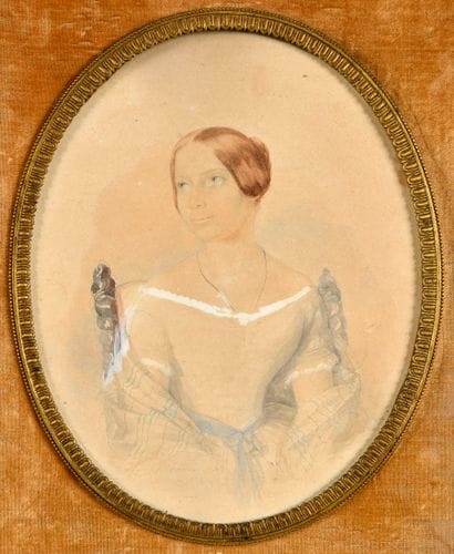 French school circa 1830
Portrait of a seated...