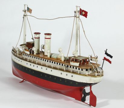 MARKLIN toy boat - Liner with two fireplaces,...