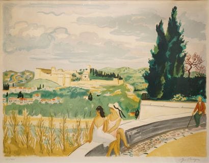BRAYER Yves, 1907-1990
Deux femmes assises...