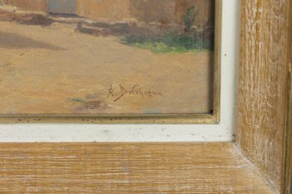 DELAHOGUE Alexis Auguste, 1867-1953
Gourbi...