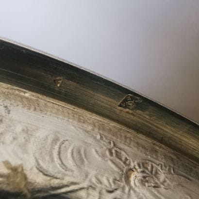 Silver CALICE, gilt silver bowl (950). PARIS,...