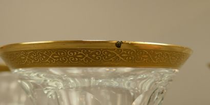 MOSER
Suite de six verres en cristal taillé...