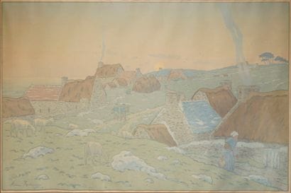 RIVIERE Henri, 1864-1951
Moonrise, 1898,...