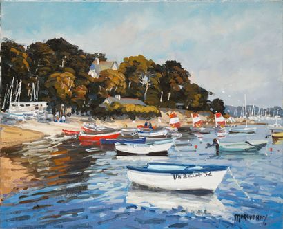 MARGUERAY Michel, born 1938
Near the sailing...