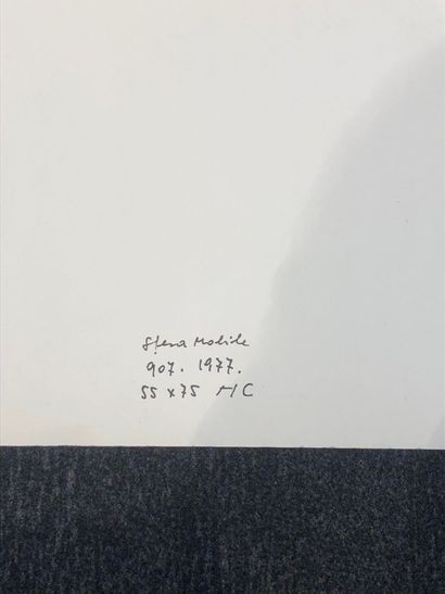 Nino CALOS 1926-1990 
Lithograph signed lower...
