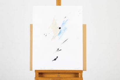 Jean MIOTTE 1928-2016 
Acrylic on paper signed...