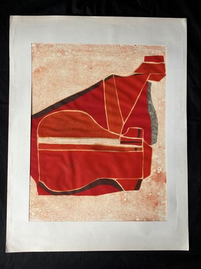 Anna MARK born 1928 Gouache on paper, signed...