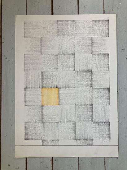 Vincent BATBEDAT 1932-2010 
Ink drawing,...
