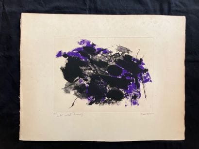 Alfred MANESSIER 1911-1993 HC etching signed...