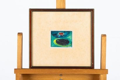 Karl Otto GOTZ 1914-2017 Gouache signed lower...