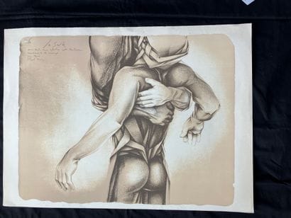Charles Louis LA SALLE born 1938 
Lithograph...