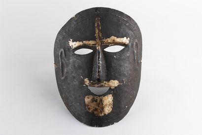 Oval-shaped anthropomorphic mask used at...
