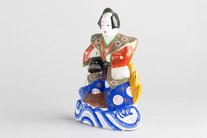 Urashima Tarô. Depicted standing on a giant...