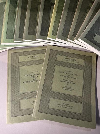 Lots from 23 Sothebys London auction catalogs...
