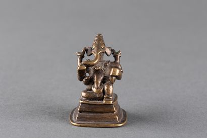 Ganesh, the elephant-headed God, is shown...