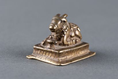 Representation of the bull Nandi, Shiva's...