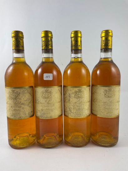4 btls Château Suduiraut 1989 - Sauternes...