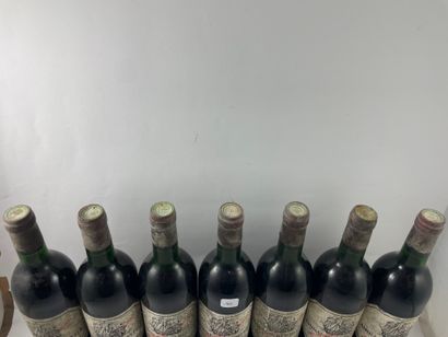 7 btls Amiral de Beychevelle 1985 - Saint-Julien...