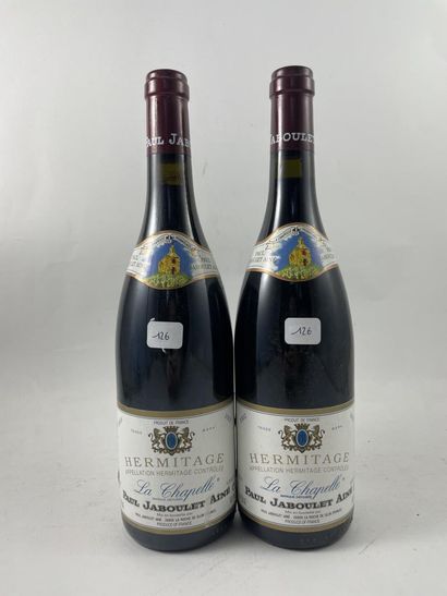 2 btls Hermitage - La Chapelle - Paul Jaboulet...