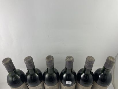 6 btls Château Cadet-Piola 1964 - Saint-...