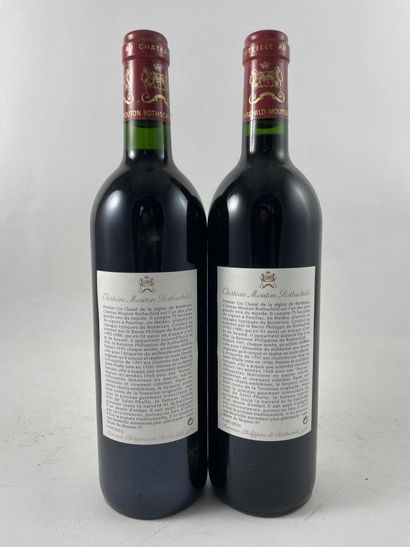 2 btls Château Mouton Rothschild 1997 - ...