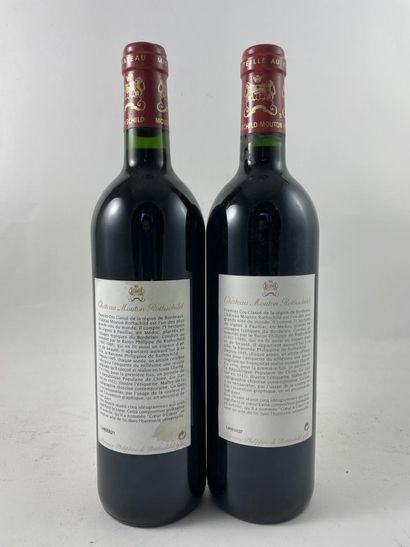 2 btls Château Mouton Rothschild 1996 - ...