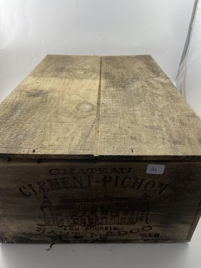 CBO12 btls Château Clément Pichon 1988 -...