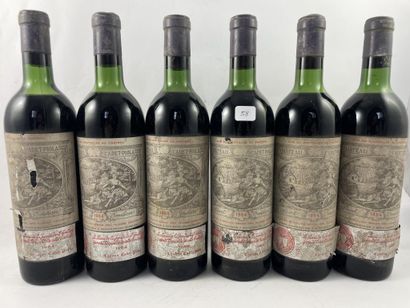 6 btls Château Cadet-Piola 1964 - Saint-...