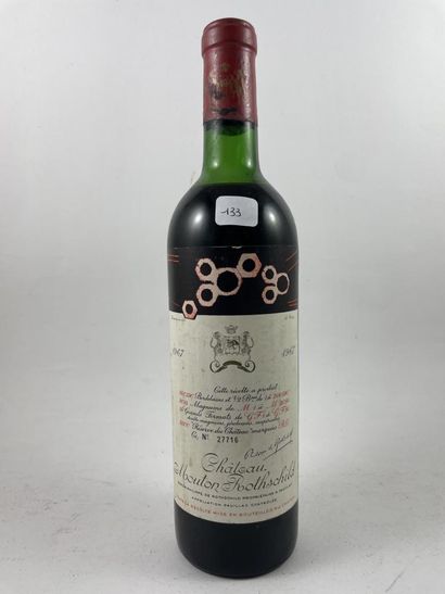 1 btl Château Mouton Rothschild 1967 - P...