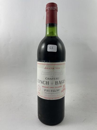 1 btl Château Lynch Bages 1979 - Pauillac...
