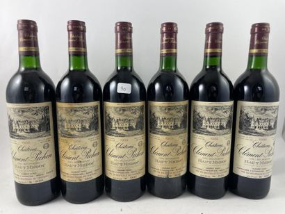 CBO12 btls Château Clément Pichon 1988 -...