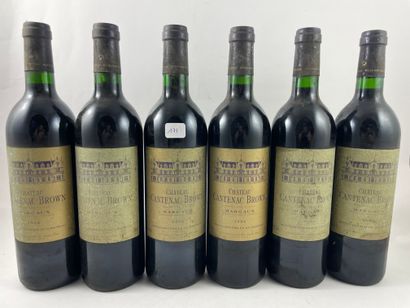 6 btls Château Cantenac Brown 1994 - Margaux...