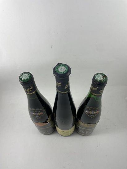 CBO3 btls dont 1 btl Riesling 1989 - Cuvée...